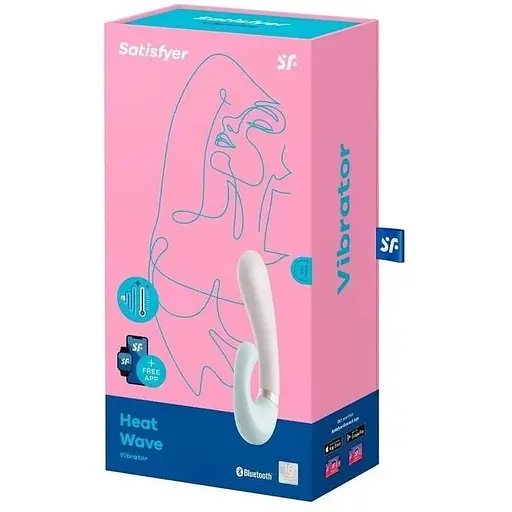 Смарт-вібратор кролик із підігрівом Satisfyer Heat Wave - фото 4