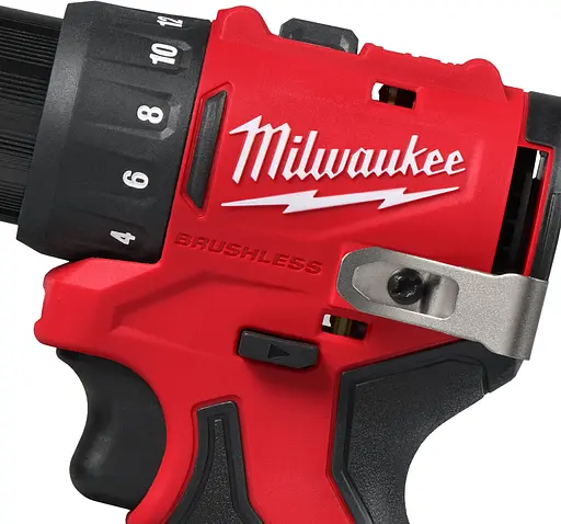 Шуруповерт-дрель аккумуляторный Milwaukee M12 BLDDRC-202C 12В 2х2 А/ч 40 Нм 0-550-1700 об/мин ЗП C12C кейс 1.2 кг - фото 10