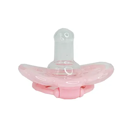 Детская пустышка силиконовая MGZ-0517(Pink) круглая - фото 2