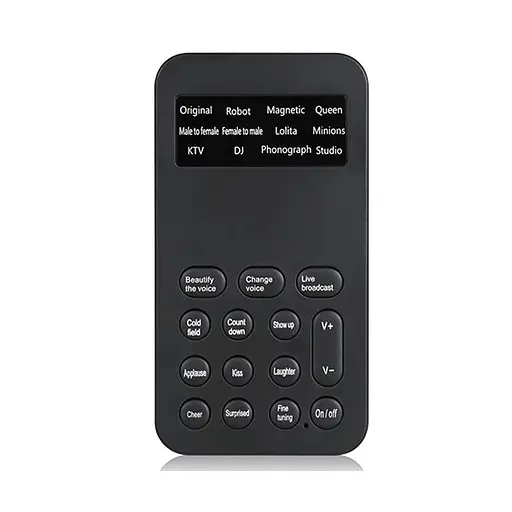 Изменитель голоса для телефона или компьютера с 8 режимами изменения голоса и 16 звуковыми эффектами Voice Changer VC-12 (100676)