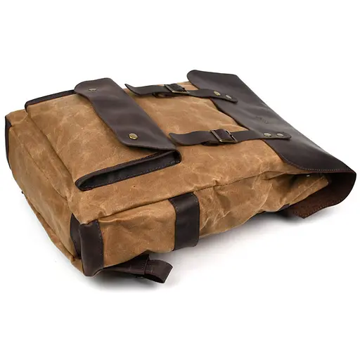 Шкіряний чоловічий рюкзак TARWA 42х33х12 см nsa0001342 - фото 5