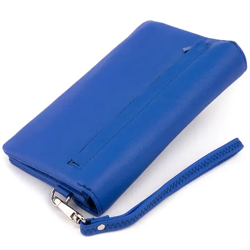 Жіночий шкіряний гаманець-клатч ST Leather 9х9.5х2.5 см acs0015828 - фото 2