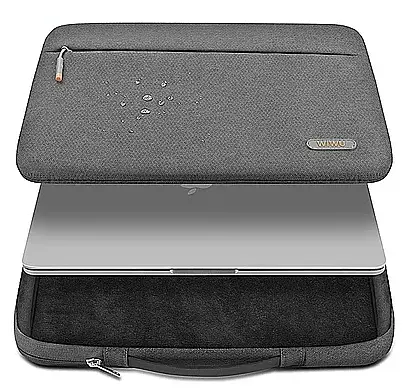 Чехол-сумка WiWU Pilot Sleeve для MacBook 15.6'' Grey (6973218938684) [57185] - фото 6