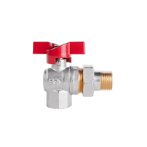 Кран шаровый "Американка" SD Plus угловой 1/2" ВН SD222W15 - фото 3