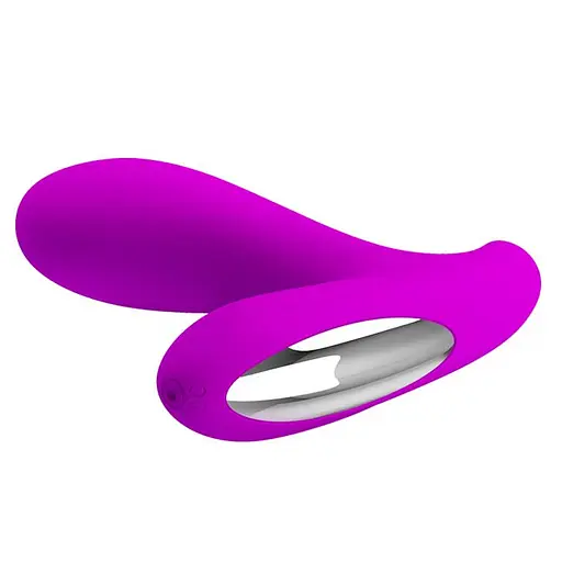 Масажер простати Pretty Love Backie Prostata Stimulator, 12.5 см фіолетовий - фото 2