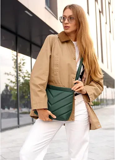 Сумка женская Sambag Rose зеленая 27 х 25 х 5 см (94380007) - фото 4