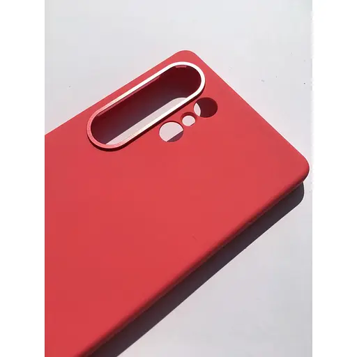 Оригінальний протиударний силіконовий чохол Samsung Silicone Case для Galaxy S25 Ultra Red EF-PS938CREGWW - фото 10