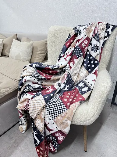 Плед-покрывало Ecotton Печворк 150х220 см (24179) - фото 3