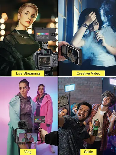 Светодиодная RGB подсветка для видео, подсветка для камеры Ulanzi Vijim (VL-1) - фото 4