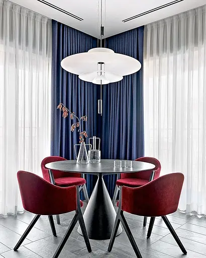 Дизайнерский 4-х ярусный светильник КРЫЛЬЯ СВЕТА с черным основанием Line.F MJ 14-360+680+360+215 BK - фото 2