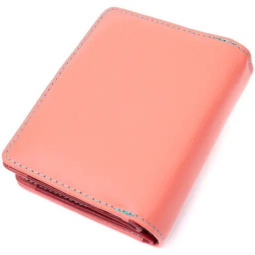 Кожаный женский кошелек ST Leather 9.5х11.5х2.5 см acs0028350 - фото 2