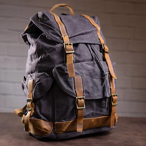 Рюкзак текстильный Vintage 43х34х19 см sum0012714 - фото 8