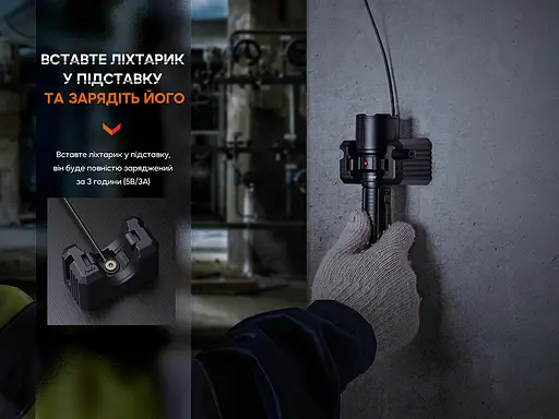 Ручний професійний ліхтар Fenix WF26R із магнітною зарядкою - фото 10