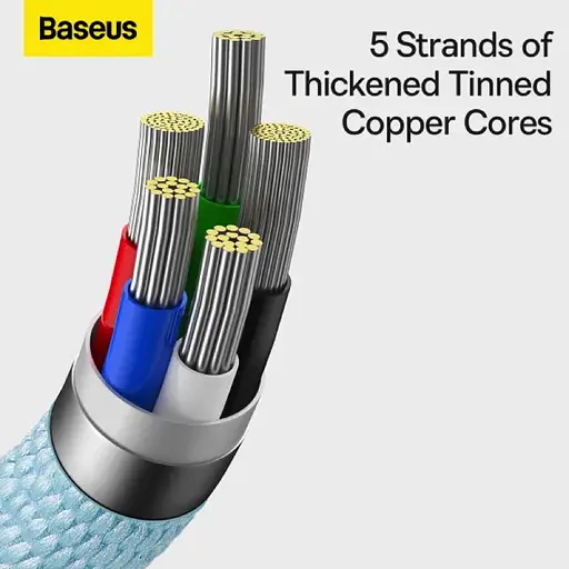 Кабель Baseus Gem Fast-Charging Data Cable USB-C to iP 20W 2m Galaxy Blue - фото 9