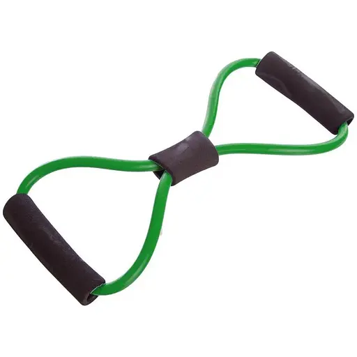 Еспандер тренажер для рук EasyFit Вісімка Зелений трубчастий (EF-3947-GN) - фото 1