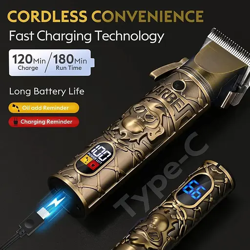 Профессиональные машинки для стрижки волос "все в 1" для мужчин - фото 6