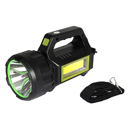 Ліхтар із сонячною панеллю HEL-T95 (LM+COB білий + червоний) + Powerbank + microUSB + (3+4 режими) - фото 2