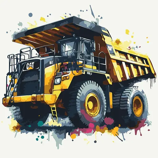 Картина за номерами Art Craft Яскравий самоскид 40х40 см (12512-AC) - фото 2