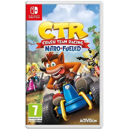 Nintendo Switch Gray (Upgraded version) + Гра Crash Team Racing Nitro-Fueled - фото 6