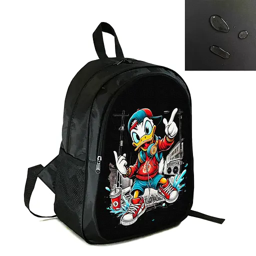 Рюкзак городской/школьный 38×28см с принтом Дональд Дак детский, подростковый, спортивный (4126)