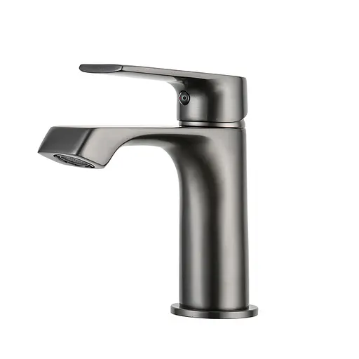 Змішувач для умивальника Frap F1071-9 Графітовий хром - фото 1