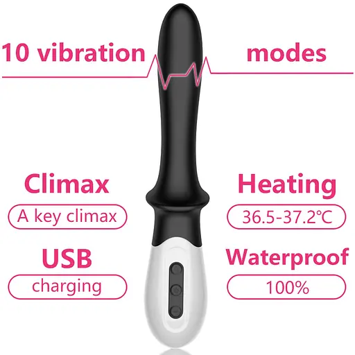 Вібратор B - Series Fox G-spot, 19.6 см (чорний) - фото 6