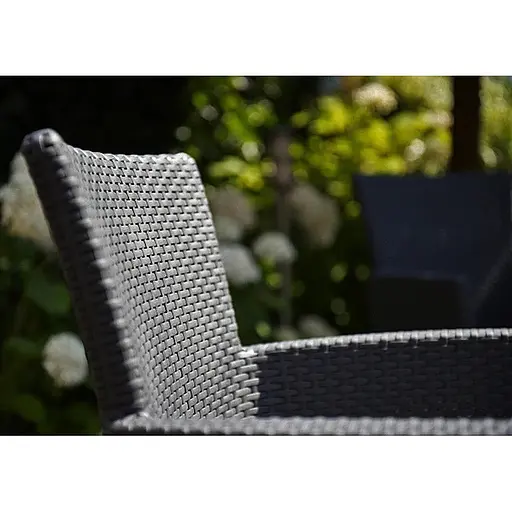 Крісло садове пластикове Allibert Iowa DC сіре - фото 3