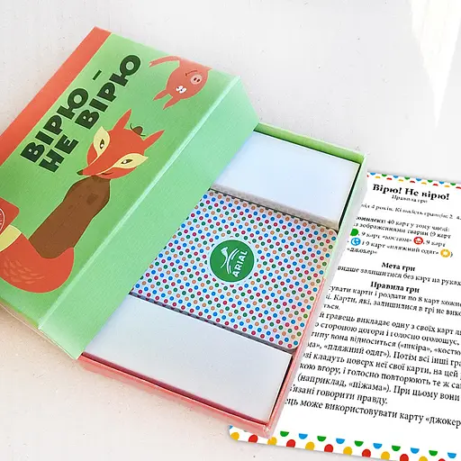 Настільна гра Вірю - Не вірю Arial 911302 для компанії - фото 3