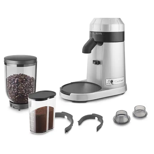 Кавомолка жорнова CATLER 150Вт, об'єм зерен-250г, 25 ступ.помолу, метал, сріблястий - фото 2