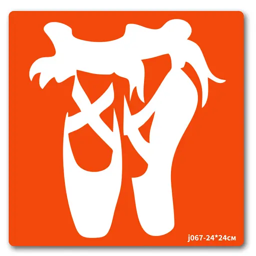 Трафарет для био-тату Балет-1 Fresh Tattoo j067-24*24см, размер 24 х 24см - фото 1