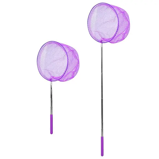 Сачок для бабочек, ручка-телескоп (металл), 35/83 см, диаметр 19 см, MS4387 (В ассортименте)