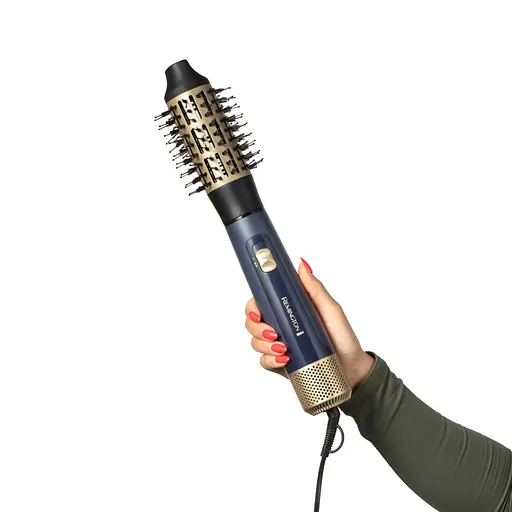 Фен-щітка Remington Sapphire Luxe, 1000Вт, 2 режими, іоніз-я, хол. обдув, кераміка, сапфіровий - фото 4