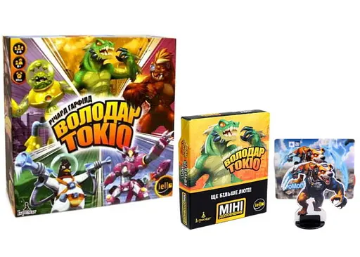 Настольная игра Ігромаг Повелитель Токио + Еще больше ярости + Национальный монстр 2. Громопес (укр.)