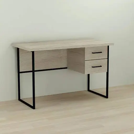 Компьютерный стол Ferrum-decor Таккота 76x120x60 черный ДСП Дуб Сонома 32мм (FRD-101922)