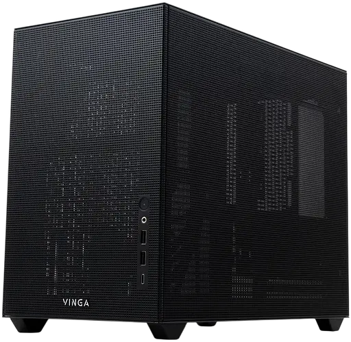 Корпус Vinga Elegant Black - фото 2