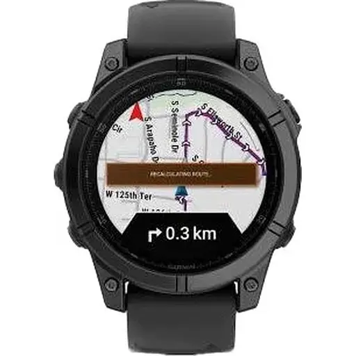 Смарт-часы Garmin Fenix E 47mm AMOLED Slate Gray Steel with Black Silicone Band 010-03025-03/01/13 - фото 3