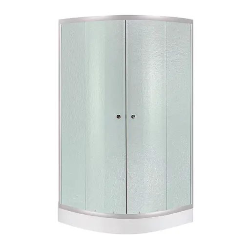 Душевая кабина Lidz Latwa SC90x90.SAT.LOW.FR, стекло Frost 4 мм + Lidz Душевой поддон Kapielka ST90x90x15, Универсальная, матовый - фото 1