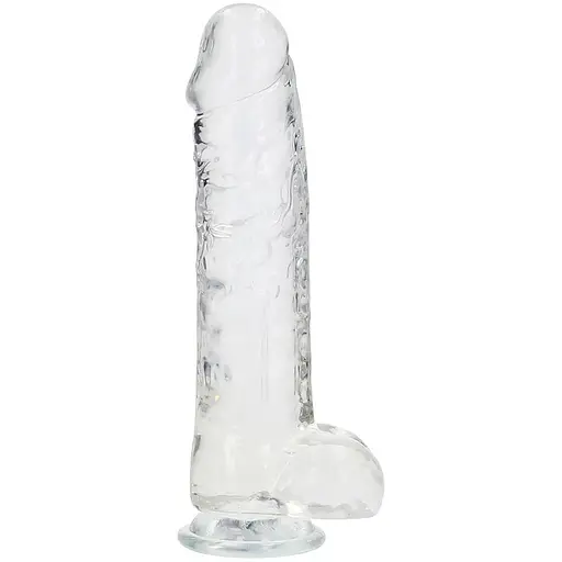 Фалоімітатор RealRock Crystal Clear 10" 25.4 см (прозорий)