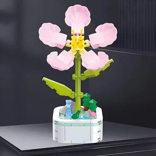 3D конструктор Flowers Пион на 172 детали (25-116) - фото 4