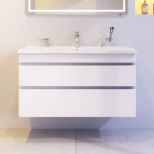 Тумба з умивальником AM.PM Hit підвісна 100 см білий M93A-FHX01002-WC01002WG38 Білий - фото 2