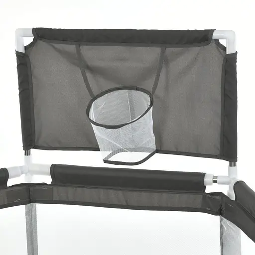 Дитячий манеж MR 1340-G, сірий, з баскетбольним кільцем - фото 2