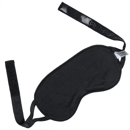 Маска для сна из мерсеризованного хлопка «Чумацький Шлях» с нескользящей резинкой и охлаждающим гелевым вкладышем в Подарочной упаковке Розовый (1144-02) - фото 3