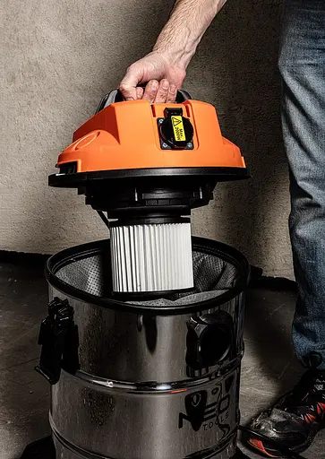 Пилосос професійний Neo Tools 1400 Вт 18 кПа контейнер 30 л HEPA колеса - фото 6