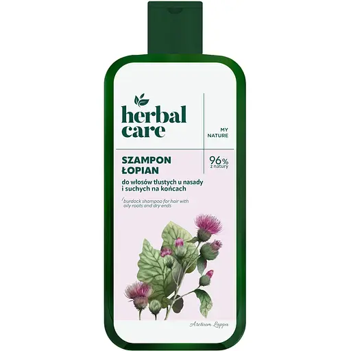 Шампунь для жирных у корней волос и сухих кончиков Farmona Herbal Care Репейник 330 мл