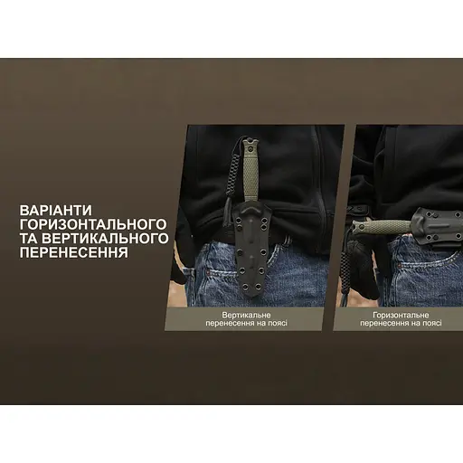 Ніж фіксований Civivi Perfrico C23026-2 з чохлом - фото 18