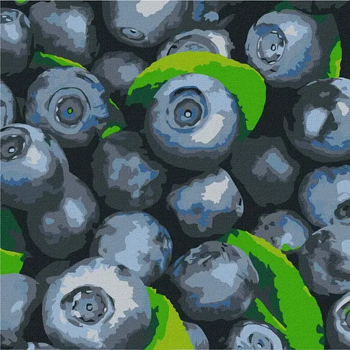 Картина за номерами "Соковита лохина" Ideyka KHO5650 25х25 см