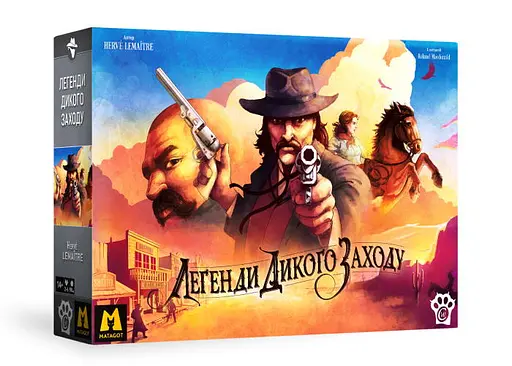 Настільна гра Woodcat Легенди Дикого Заходу (Western Legends) (укр.) (W0016)