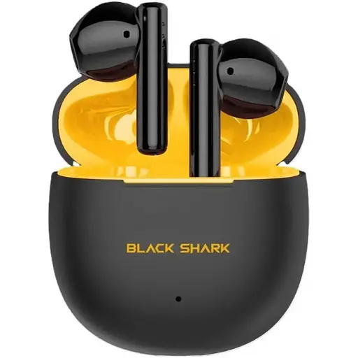 Навушники бездротові Black Shark T9 (BS-T9) yellow чорні з жовтим - фото 1