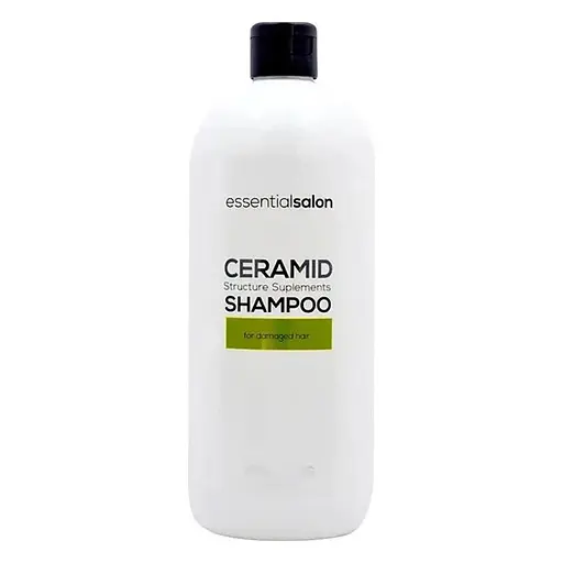 Шампунь для поврежденных волос Ceramid Profis 1000 мл Натуральная косметика с аминокислотами шелка - фото 1