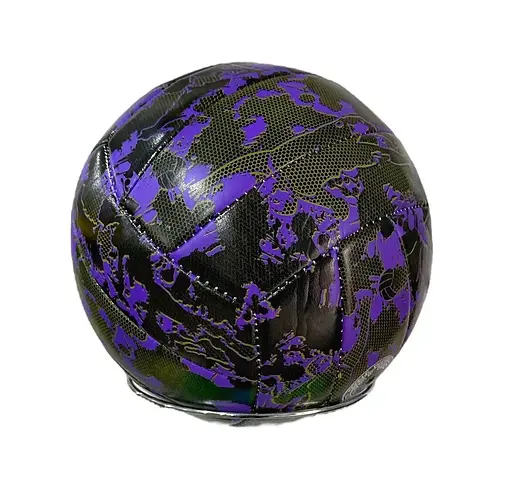 Волейбольный мяч с принтом MEIDA M500-14 мяч для игр и тренировок материал ТПУ 5 размер Фиолетовый с золотом - фото 2